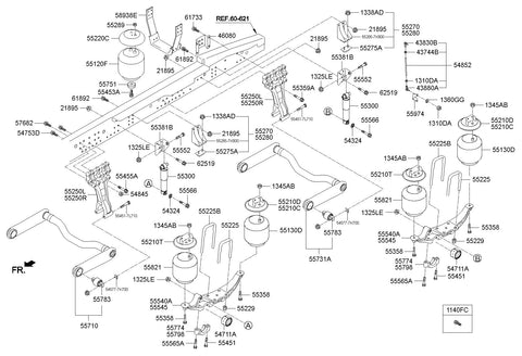 BOLT 55565-7M970 555657M970 55565 7M970
