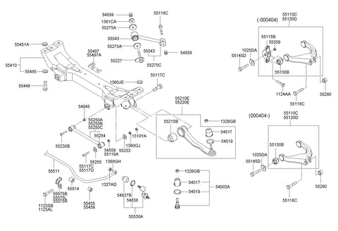 ARM ASSY-RR ASSIST RH 55260-39600 5526039600 55260 39600
