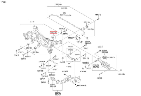 INSULATOR-RR 21772-2S000 217722S000 21772 2S000