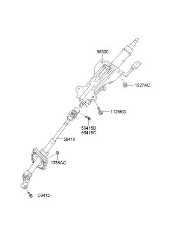 JOINT ASSY-UNIVERSAL <br>56400-2P000, <br>564002P000, <br>56400 2P000 <br>(Original, New)