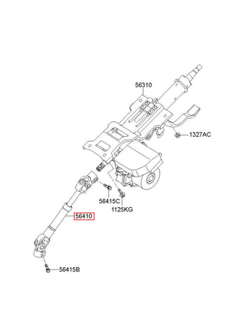 JOINT ASSY-UNIVERSAL 56400-1M500 (Original, New)