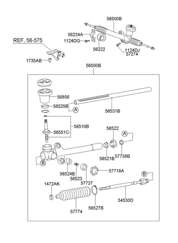 BELLOWS-STEERING GEAR BOX 56528-24000 5652824000 56528 24000