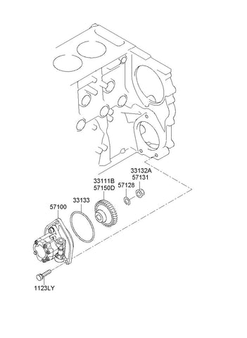 PUMP ASSY-POWER STEERING OIL <br>57100-5L900, <br>571005L900, <br>57100 5L900 <br>(Original, New)