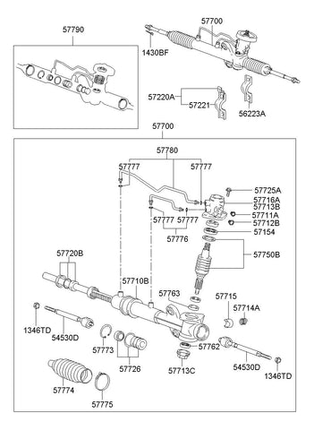 BALL JOINT ASSY INR 56540-25000 5654025000 56540 25000