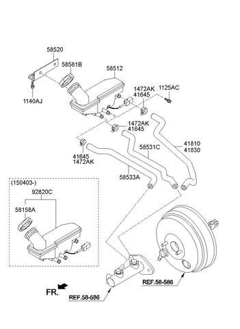 BODY ASSY-RESERVOIR 58511-5L100 585115L100 58511 5L100