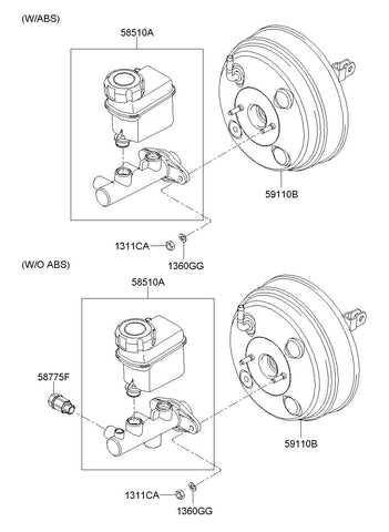 VALVE-PROPORTIONING <br>58775-3K000, <br>587753K000, <br>58775 3K000 <br>(Original, New)