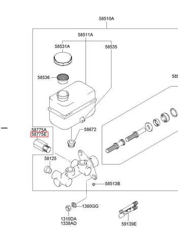 VALVE 58775-3E200 (Original, New)