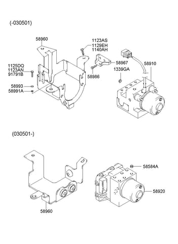 ABS ASSY <br>58920-37900, <br>5892037900, <br>58920 37900 <br>(Original, New)