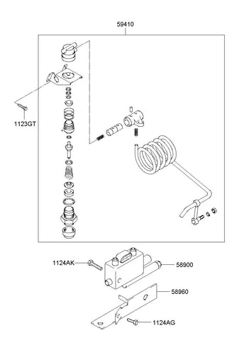 VALVE ASSY-LCR <br>59410-4B060, <br>594104B060, <br>59410 4B060 <br>(Original, New)