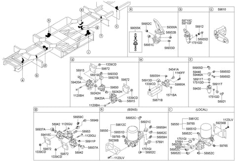 CONNECTOR <br>58915-8A101, <br>589158A101, <br>58915 8A101 <br>(Original, New)