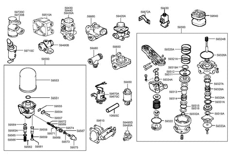 VALVE-SOLENOID <br>59430-8A050, <br>594308A050, <br>59430 8A050 <br>(Original, New)