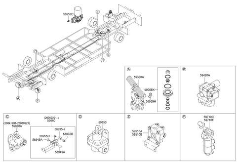 VALVE ASSY-RELAY <br>59510-8CZA0, <br>595108CZA0, <br>59510 8CZA0 <br>(Original, New)