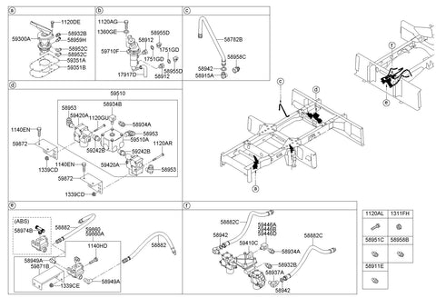 VALVE ASSY-RELAY <br>59510-8K000, <br>595108K000, <br>59510 8K000 <br>(Original, New)