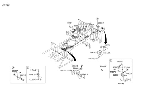 ASSY 59430-8C820 594308C820 59430 8C820