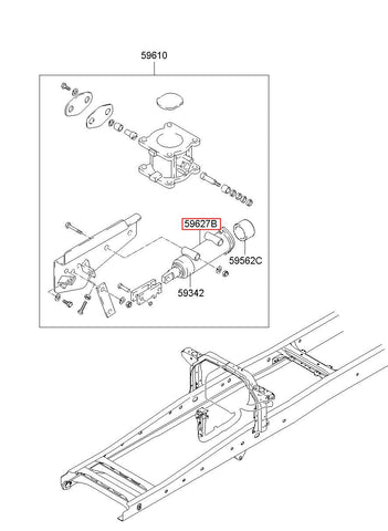 CYLINDER CONTROL 59627-6A900 (Original, New)