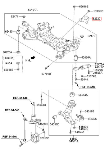 DAMPER-DYNAMIC 62499-2W100 (Original, New)