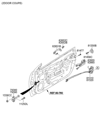 LATCH ASSY-FRONT DOORLH <br>81310-1M240, <br>813101M240, <br>81310 1M240 <br>(Original, New)