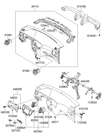 SWITCH ASSY-RR DEFROSTER <br>93710-3E500, <br>937103E500, <br>93710 3E500 <br>(Original, New)