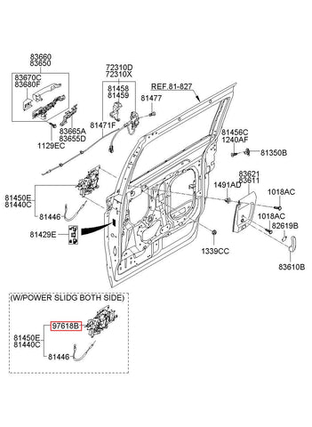 MOTOR-ACTUATOR 81447-4D500 (Original, New)