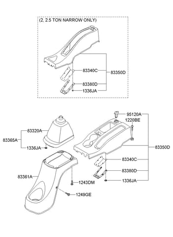 BOOT ASSY-SHIFT LEVER <br>83320-5H001TH, <br>833205H001TH, <br>83320 5H001TH <br>(Original, New)