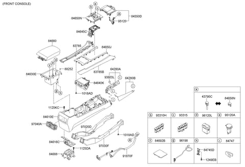 SWITCH ASSY-INDICATOR COVERLH <br>93310-3N260VM5, <br>933103N260VM5, <br>93310 3N260VM5 <br>(Original, New)