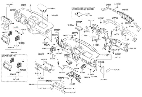 CLOCK ASSY-DIGITAL 94510-2B000 (Original, New)