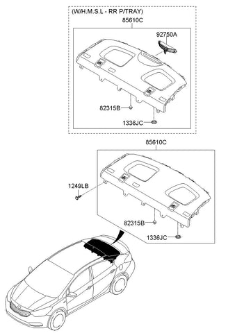 LAMP ASSY-HMS <br>92700-A7200, <br>92700A7200, <br>92700 A7200 <br>(Original, New)