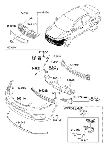 EMBLEM-KIA <br>86341-1Q000, <br>863411Q000, <br>86341 1Q000 <br>(Original, New)