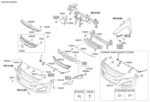 WIRING HARNESS-FWS EXT <br>91841-3Z010, <br>918413Z010, <br>91841 3Z010 <br>(Original, New)