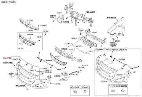 STRIP 86357-3Z000 (Original, New)