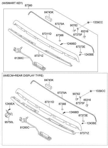 CAMERA ASSY-BACK VIEW <br>95760-1M000, <br>957601M000, <br>95760 1M000 <br>(Original, New)