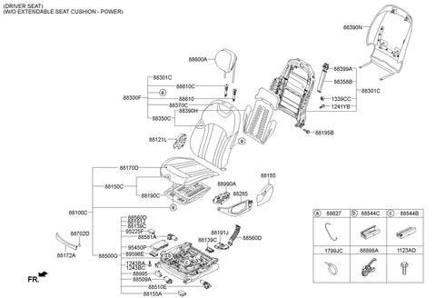 SW ASSY-MEMORY PWR SEATLH <br>88990-B1000RRY, <br>88990B1000RRY, <br>88990 B1000RRY <br>(Original, New)