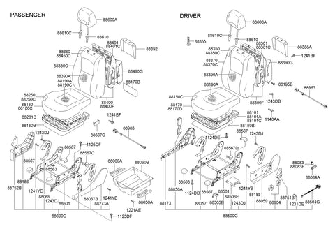 SWITCH ASSY-FR SEAT POWER <br>88521-34250, <br>8852134250, <br>88521 34250 <br>(Original, New)