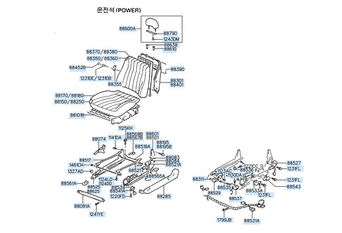 MOTOR ASSY-FRONT SEAT LIFTER <br>88533-34211, <br>8853334211, <br>88533 34211 <br>(Original, New)