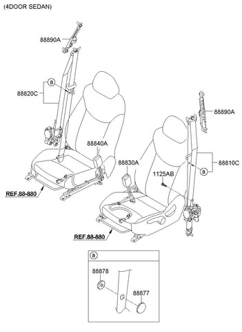 ADJUSTER ASSY-HEIGHT <br>88890-3X000, <br>888903X000, <br>88890 3X000 <br>(Original, New)