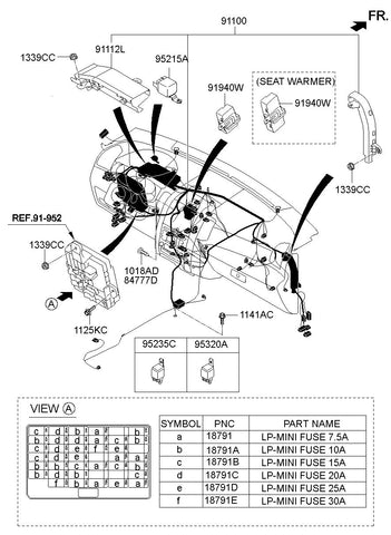 BOX ASSY-ICM RELAY <br>91940-2P121, <br>919402P121, <br>91940 2P121 <br>(Original, New)