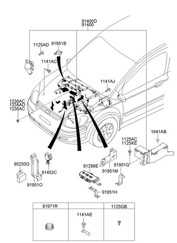 RELAY ASSY-HEATER & MINI <br>95230-1C510, <br>952301C510, <br>95230 1C510 <br>(Original, New)