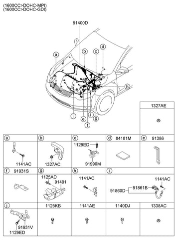 WIRING ASSY-EARTH <br>91860-1M000, <br>918601M000, <br>91860 1M000 <br>(Original, New)