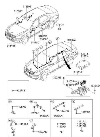 WIRING ASSY-FWS EXT <br>91840-3N020, <br>918403N020, <br>91840 3N020 <br>(Original, New)