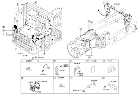 WIRING ASSY-WIPER JUMP <br>91603-7S000, <br>916037S000, <br>91603 7S000 <br>(Original, New)