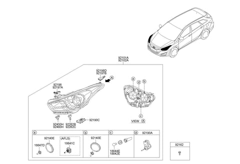 BALLAST ASSY-HEADLAMP 92190-3Z200 921903Z200 92190 3Z200