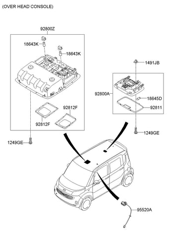 MICROPHONE-HANDSFREE <br>96575-C5000, <br>96575C5000, <br>96575 C5000 <br>(Original, New)