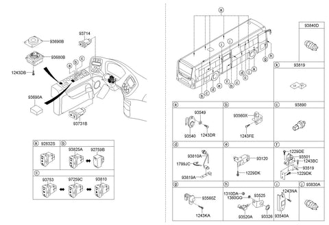 SWITCH-VENTILATOR <br>93680-8K000, <br>936808K000, <br>93680 8K000 <br>(Original, New)