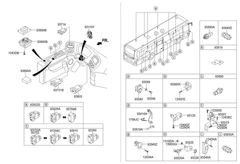 SWITCH ASSY-STRG LOCK & IGN <br>93110-6R000, <br>931106R000, <br>93110 6R000 <br>(Original, New)