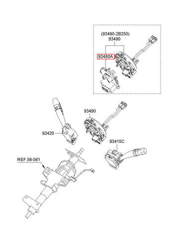 SENSOR-ANGULAR VELOCITY 93480-3L002 (Original, New)