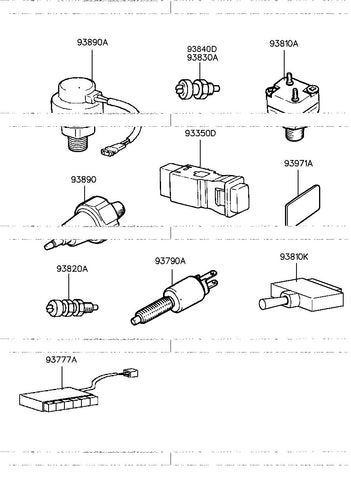 GAUGE-FUEL & BATTERY <br>94112-8A000, <br>941128A000, <br>94112 8A000 <br>(Original, New)