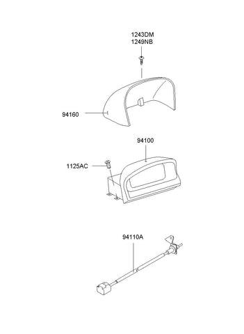 METER ASSY-COMBINATION <br>94800-M3100, <br>94800M3100, <br>94800 M3100 <br>(Original, New)