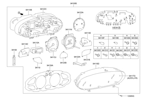 GAUGE ASSY-FUEL <br>94113-5H920, <br>941135H920, <br>94113 5H920 <br>(Original, New)