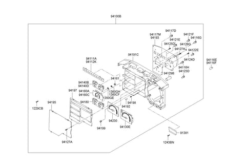 GAUGE ASSY-FUEL & TEMPERATURE <br>94140-73102, <br>9414073102, <br>94140 73102 <br>(Original, New)