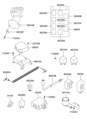 TRANSMITTER ASSY <br>95760-M3000, <br>95760M3000, <br>95760 M3000 <br>(Original, New)